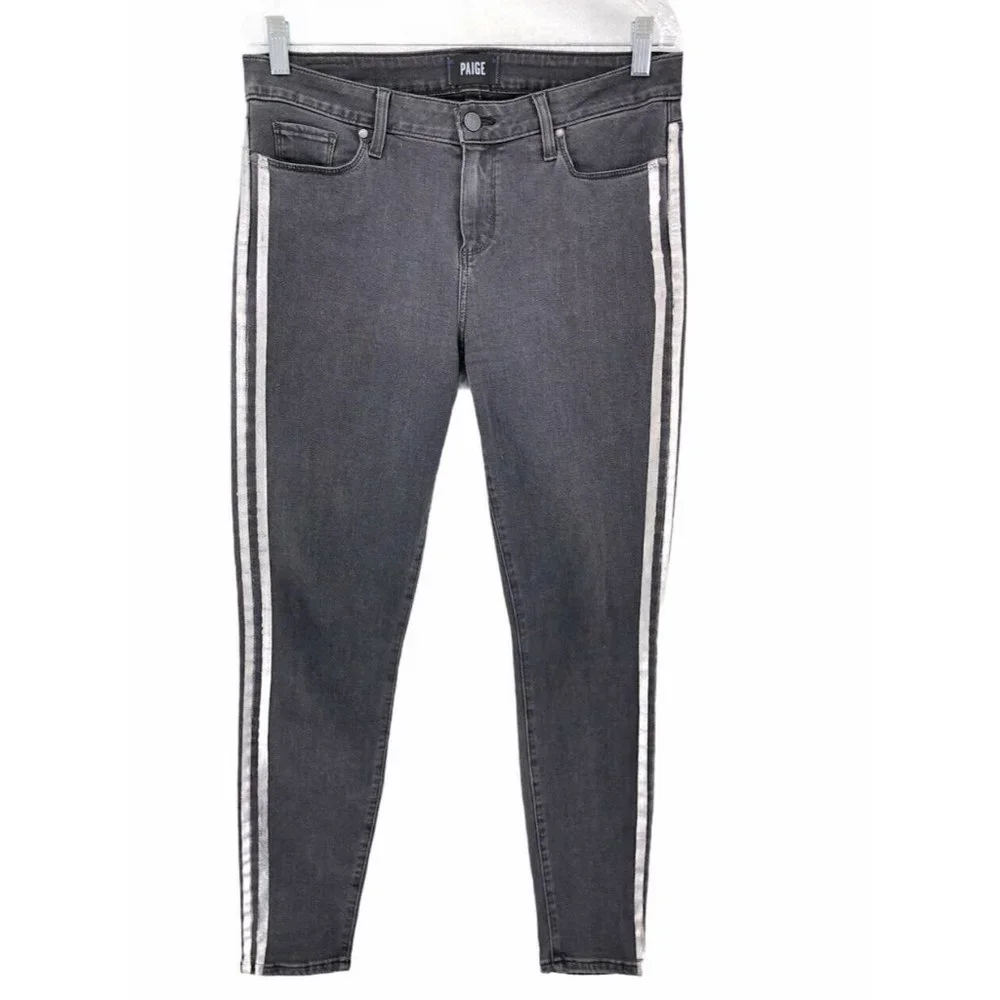 Paige Gray Verdugo Mid-Rise Skinny Stretch Jeans Women’s Size 31